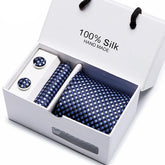 Gravata Seda Premium Azul Sparka Venet SK103